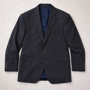 Jack Victor Gibson SPJ Sport Coat Mens 44R Charcoal Italian Wool Blazer Jacket